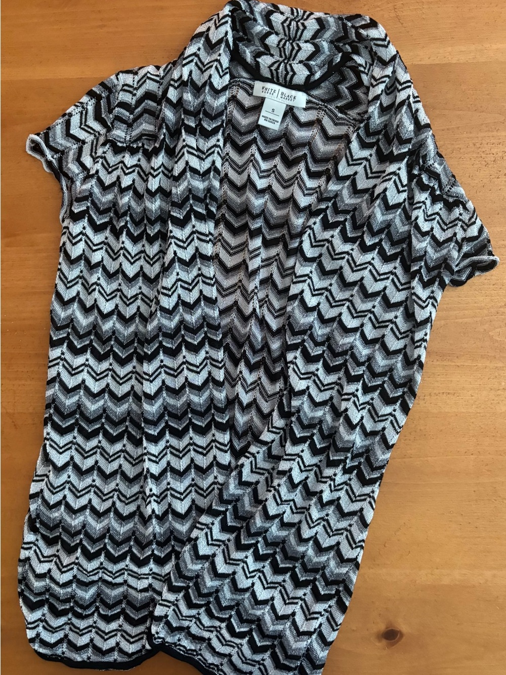 White House Black Market Women’s Top, Black/White/Gray, Small